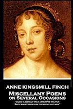 Anne Kingsmill Finch - Miscellany Poems on Several Occasions
