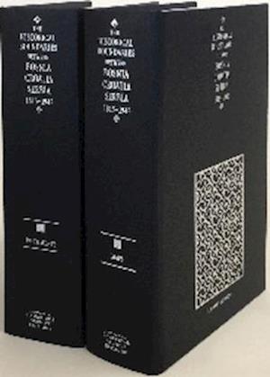 The Historical Boundaries between Bosnia, Croatia, Serbia 2 Volume Hardback and Sheet Map, Folded Set