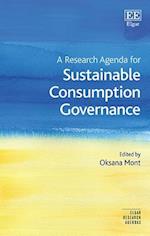 A Research Agenda for Sustainable Consumption Governance