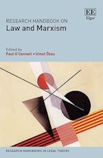 Research Handbook on Law and Marxism