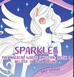 Sparkles, the Magical White Unicorn