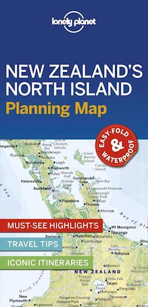 Lonely Planet New Zealand's North Island Planning Map