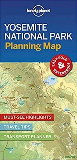 Lonely Planet Yosemite National Park Planning Map