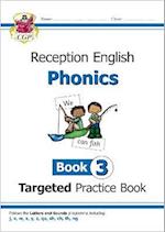 Reception English Phonics Targeted Practice Book - Book 3