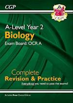 A-Level Biology: OCR A Year 2 Complete Revision & Practice with Online Edition (For exams in 2024)