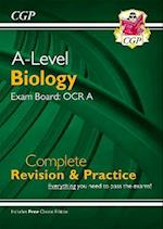A-Level Biology: OCR A Year 1 & 2 Complete Revision & Practice w/Online Edition (For exams in 2024)
