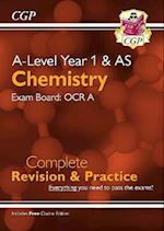 A-Level Chemistry: OCR A Year 1 & AS Complete Revision & Practice with Online Edition: for the 2024 and 2025 exams