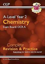 A-Level Chemistry: OCR A Year 2 Complete Revision & Practice with Online Edition: for the 2024 and 2025 exams
