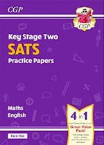 KS2 Maths & English SATS Practice Papers: Pack 1 - for the 2024 tests (with free Online Extras)