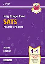 KS2 Maths & English SATS Practice Papers: Pack 2 - for the 2024 tests (with free Online Extras)