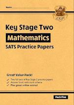 KS2 Maths SATS Practice Papers: Pack 5 - for the 2025 tests (with free Online Extras)