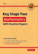 KS2 Maths SATS Practice Papers: Pack 4 - for the 2024 tests (with free Online Extras)