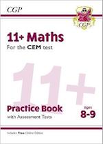 11+ CEM Maths Practice Book & Assessment Tests - Ages 8-9 (with Online Edition)