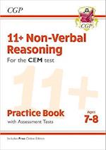 11+ CEM Non-Verbal Reasoning Practice Book & Assessment Tests - Ages 7-8 (with Online Edition)
