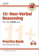 11+ CEM Non-Verbal Reasoning Practice Book & Assessment Tests - Ages 8-9 (with Online Edition)