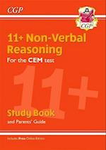 11+ CEM Non-Verbal Reasoning Study Book (with Parents' Guide & Online Edition)