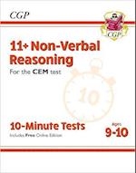 11+ CEM 10-Minute Tests: Non-Verbal Reasoning - Ages 9-10 (with Online Edition)