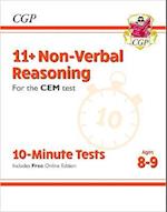 11+ CEM 10-Minute Tests: Non-Verbal Reasoning - Ages 8-9 (with Online Edition)