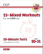 11+ CEM 10-Minute Tests: Mixed Workouts - Ages 10-11 Book 2 (with Online Edition)