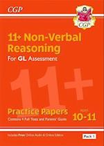 11+ GL Non-Verbal Reasoning Practice Papers: Ages 10-11 Pack 1 (inc Parents' Guide & Online Ed): for the 2024 exams