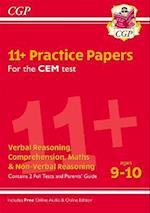11+ CEM Practice Papers - Ages 9-10 (with Parents' Guide & Online Edition)