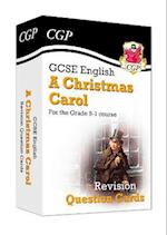 GCSE English - A Christmas Carol Revision Question Cards