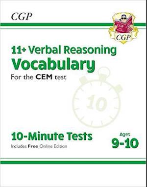 11+ CEM 10-Minute Tests: Verbal Reasoning Vocabulary - Ages 9-10 (with Online Edition)