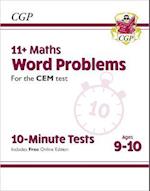 11+ CEM 10-Minute Tests: Maths Word Problems - Ages 9-10 (with Online Edition)