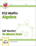 KS2 Maths SAT Buster 10-Minute Tests - Algebra (for the 2025 tests)