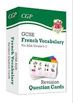 GCSE AQA French: Vocabulary Revision Question Cards (For exams in 2024 and 2025)