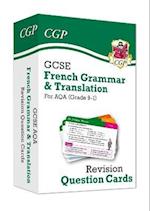 GCSE AQA French: Grammar & Translation Revision Question Cards (For exams in 2024 and 2025)