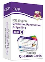 KS2 English Year 4 Practice Question Cards: Grammar, Punctuation & Spelling