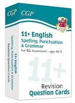11+ GL Revision Question Cards: English Spelling, Punctuation & Grammar - Ages 10-11