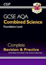 GCSE Combined Science AQA Foundation Complete Revision & Practice w/ Online Ed, Videos & Quizzes