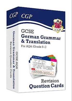 GCSE AQA German: Grammar & Translation Revision Question Cards (For exams in 2024 and 2025)