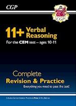 11+ CEM Verbal Reasoning Complete Revision and Practice - Ages 10-11 (with Online Edition)