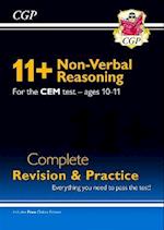 11+ CEM Non-Verbal Reasoning Complete Revision and Practice - Ages 10-11 (with Online Edition)