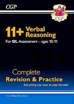 11+ GL Verbal Reasoning Complete Revision and Practice - Ages 10-11 (with Online Edition): for the 2024 exams