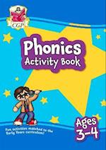 Phonics Activity Book for Ages 3-4 (Preschool)