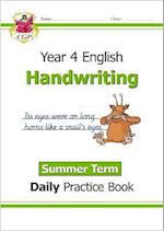 KS2 Handwriting Daily Practice Book: Year 4 - Summer Term