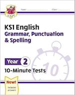 KS1 Year 2 English 10-Minute Tests: Grammar, Punctuation & Spelling