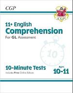 11+ GL 10-Minute Tests: English Comprehension - Ages 10-11 (with Online Edition)