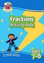 Fractions Maths Activity Book for Ages 7-8 (Year 3)