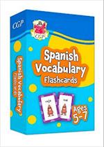 Spanish Vocabulary Flashcards for Ages 5-7 (with Free Online Audio)