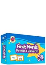 New First Words Phonics Flashcards for Ages 3-5