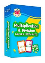 Multiplication & Division Games Flashcards for Ages 7-8 (Year 3)