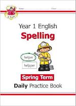KS1 Spelling Year 1 Daily Practice Book: Spring Term