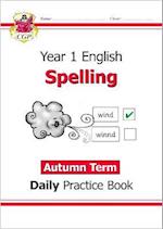 KS1 Spelling Daily Practice Book: Year 1 - Autumn Term