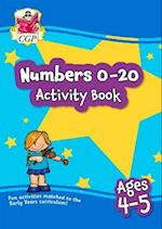 Numbers 0-20 Activity Book for Ages 4-5 (Reception)