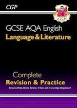 GCSE English Language & Literature AQA Complete Revision & Practice - inc. Online Edn & Videos